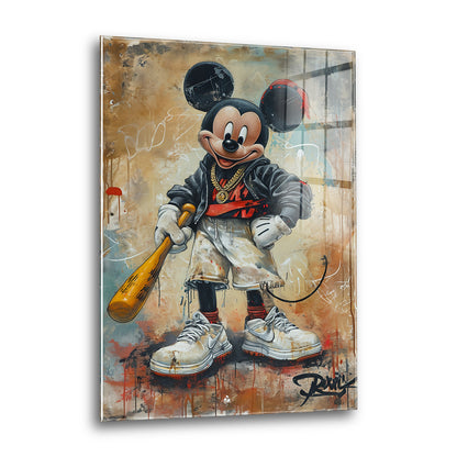 Acrylglas Wandbild - Baseball Mouse