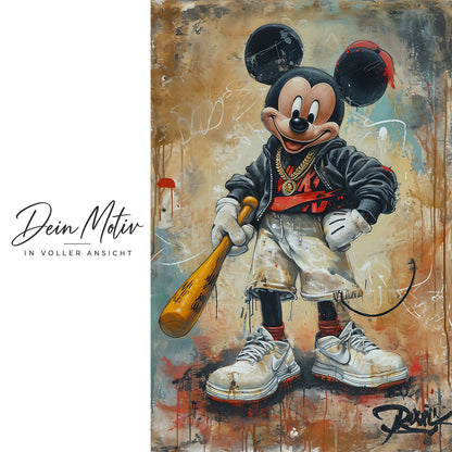 Acrylglas Wandbild - Baseball Mouse