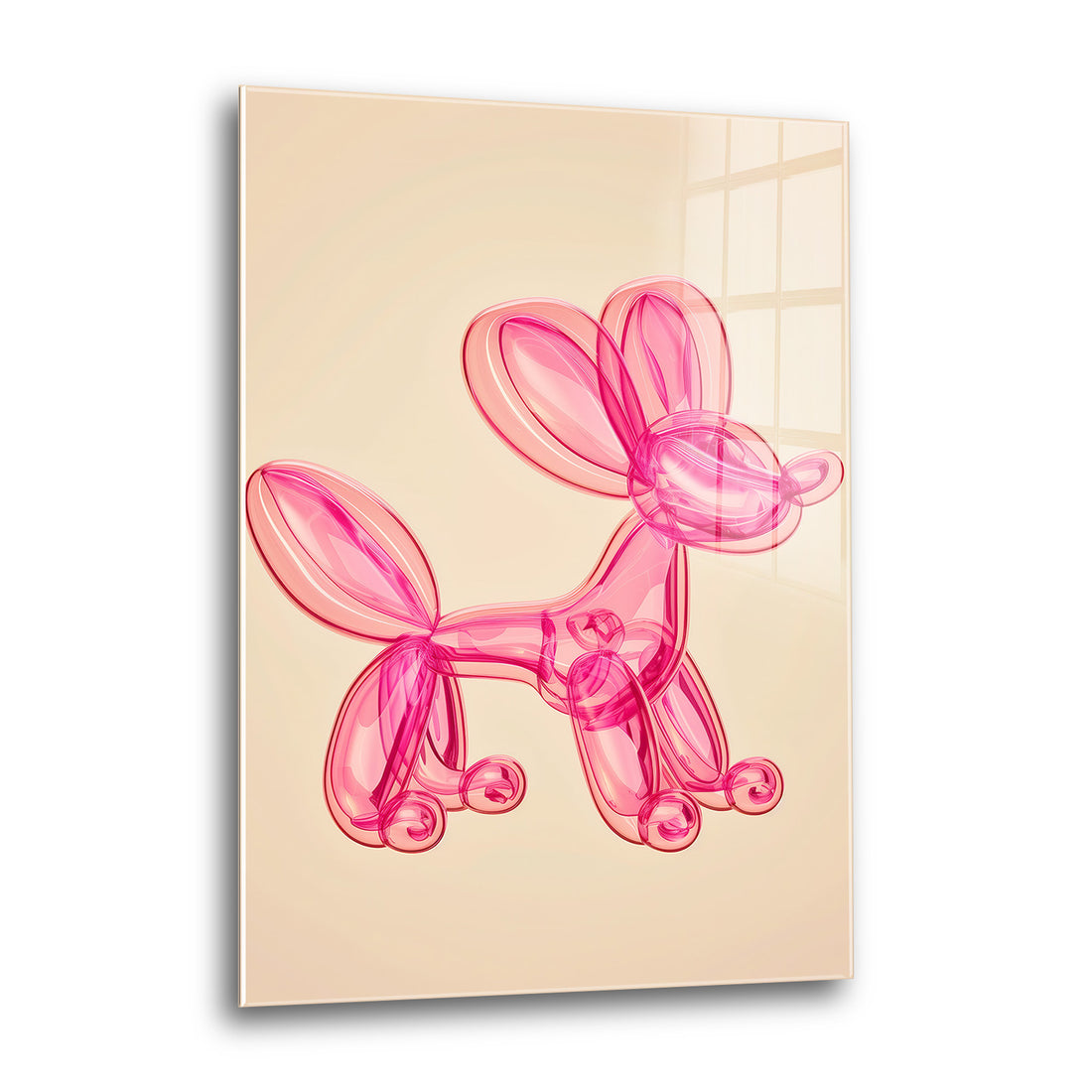 Acrylglas Wandbild - Ballon Dog