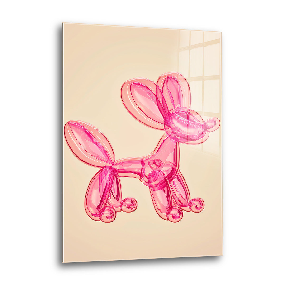 Acrylglas Wandbild - Ballon Dog