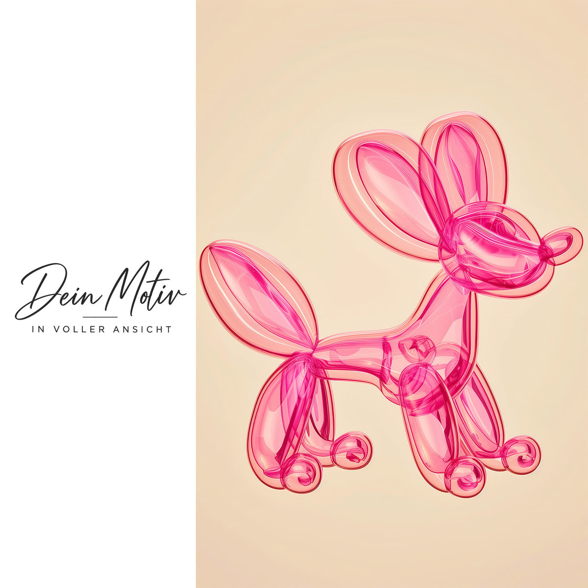 Acrylglas Wandbild - Ballon Dog