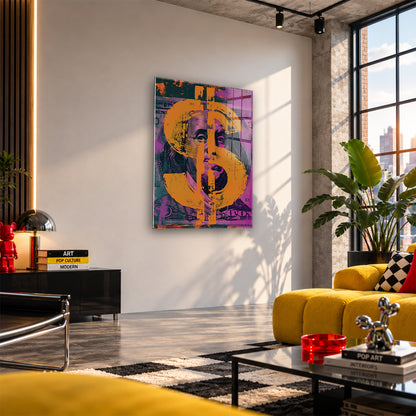 Acrylglas Wandbild - Dollar Sign