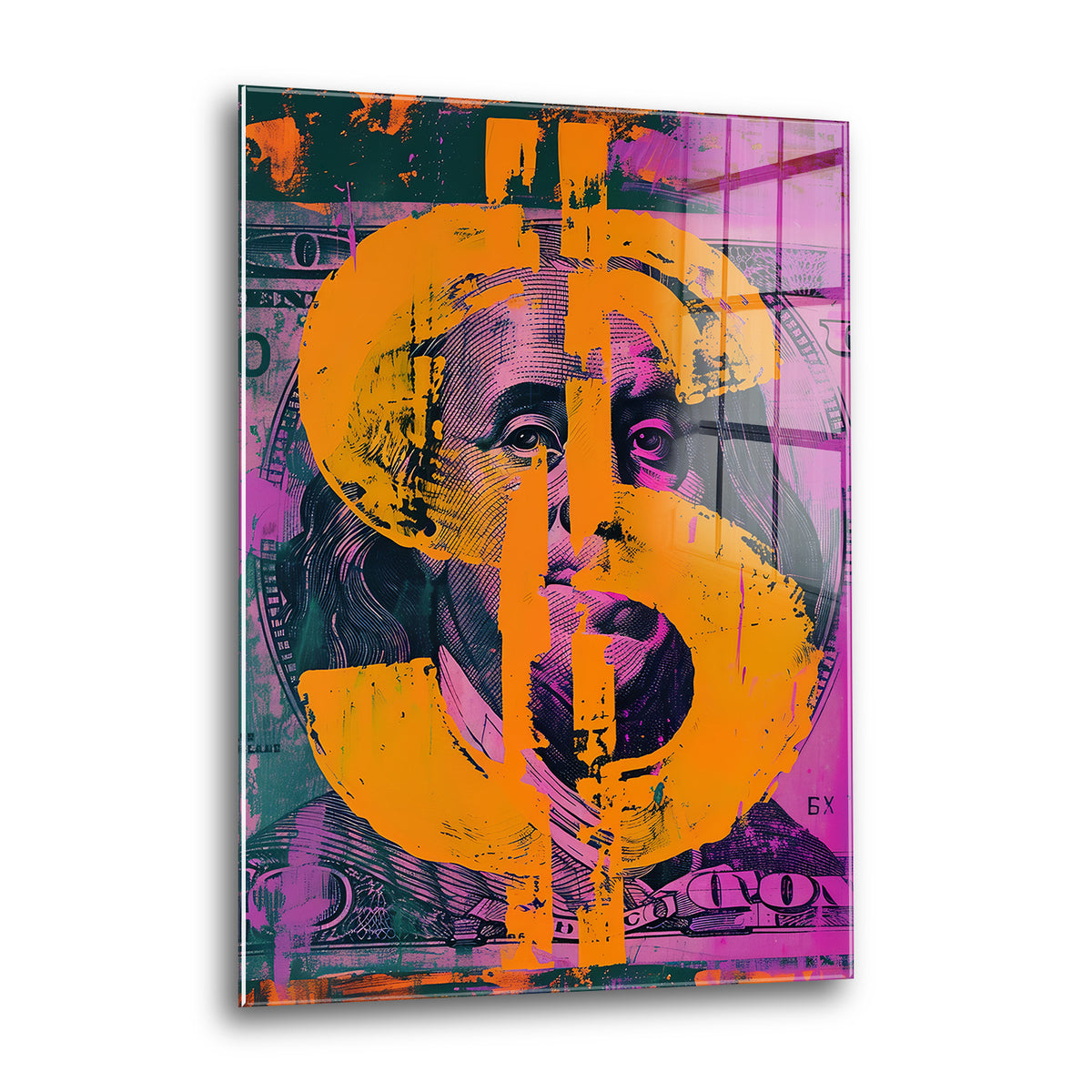Acrylglas Wandbild - Dollar Sign
