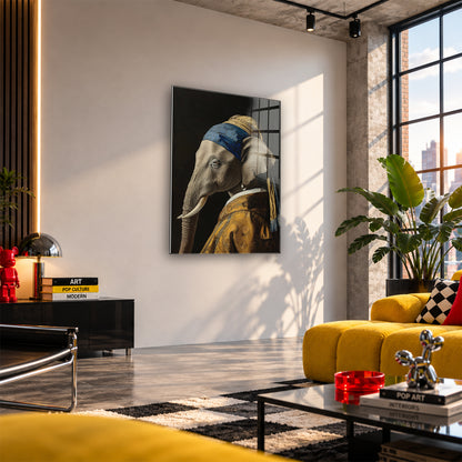 Acrylglas Wandbild - Elephant Woman
