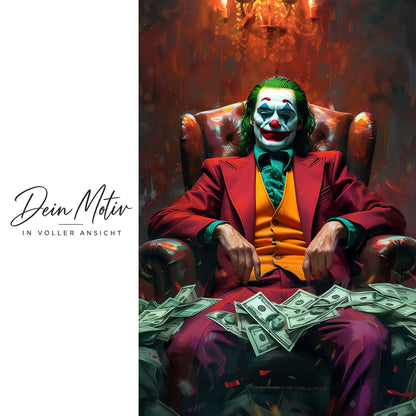 Acrylglas Wandbild - The Bad Clown