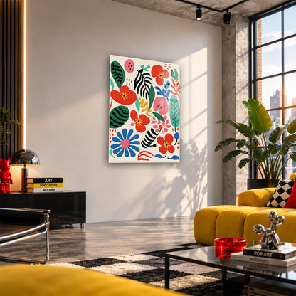 Acrylglas Wandbild - Flower Power