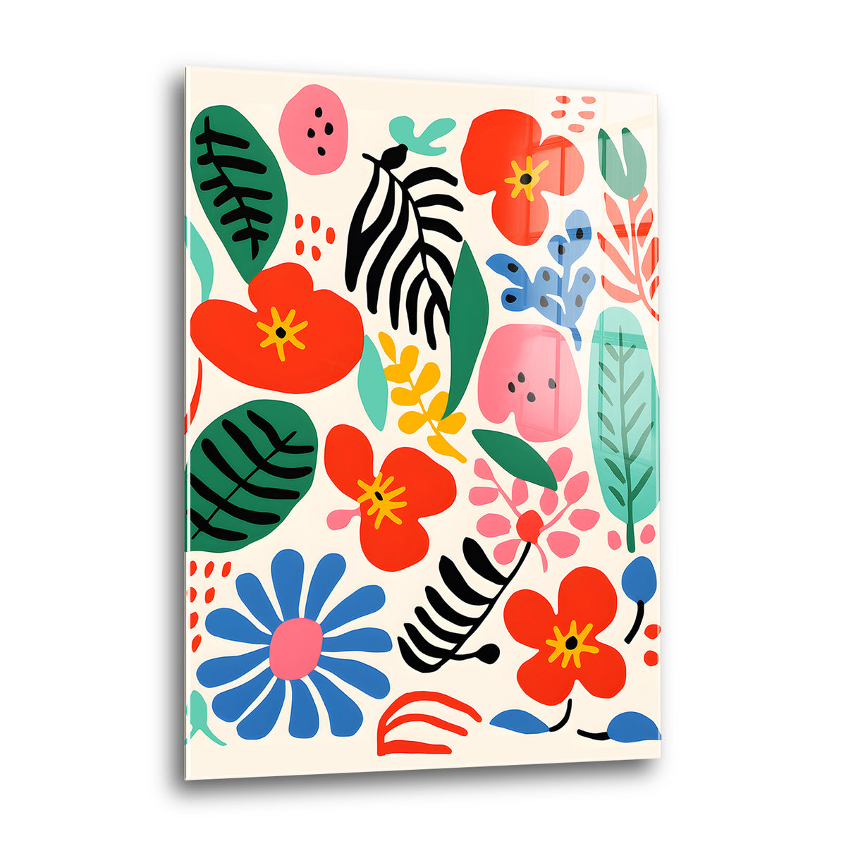 Acrylglas Wandbild - Flower Power