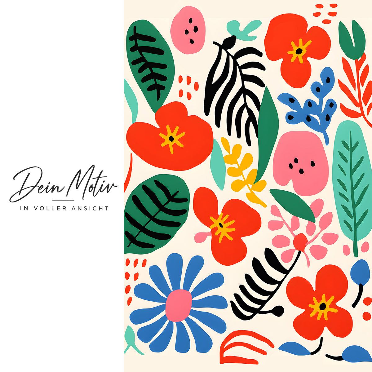 Acrylglas Wandbild - Flower Power