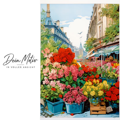 Acrylglas Wandbild - Flower Market