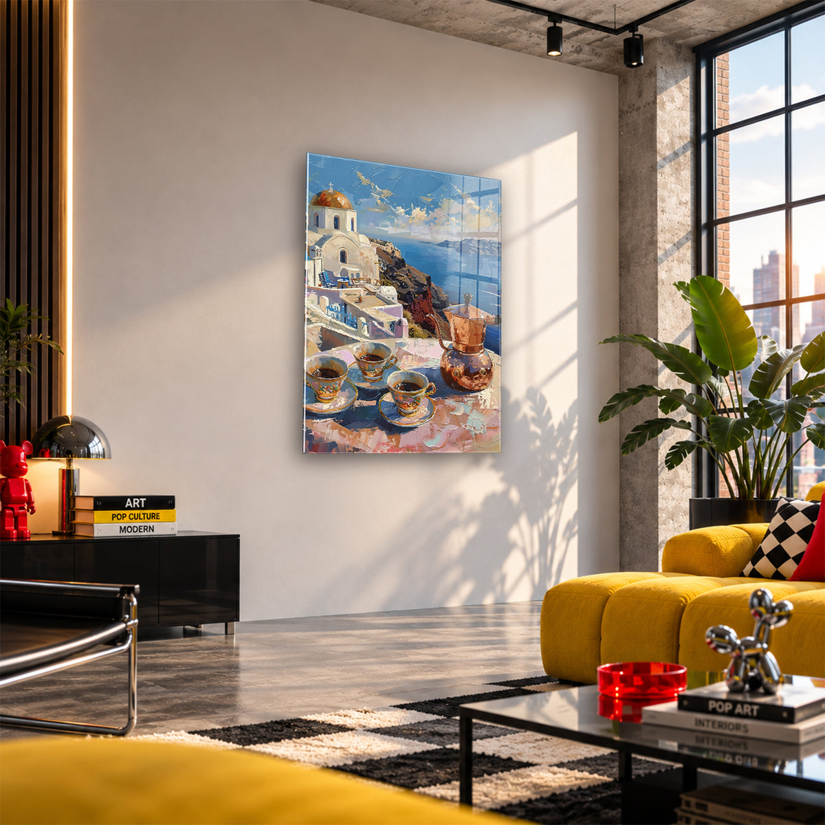 Acrylglas Wandbild - Tea with a View