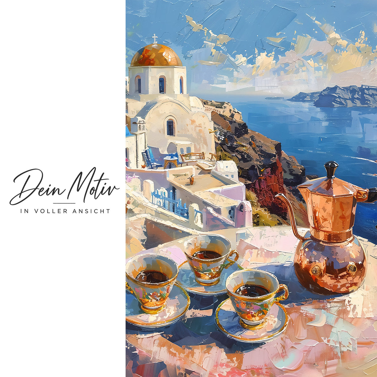 Acrylglas Wandbild - Tea with a View