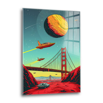 Acrylglas Wandbild - Space World