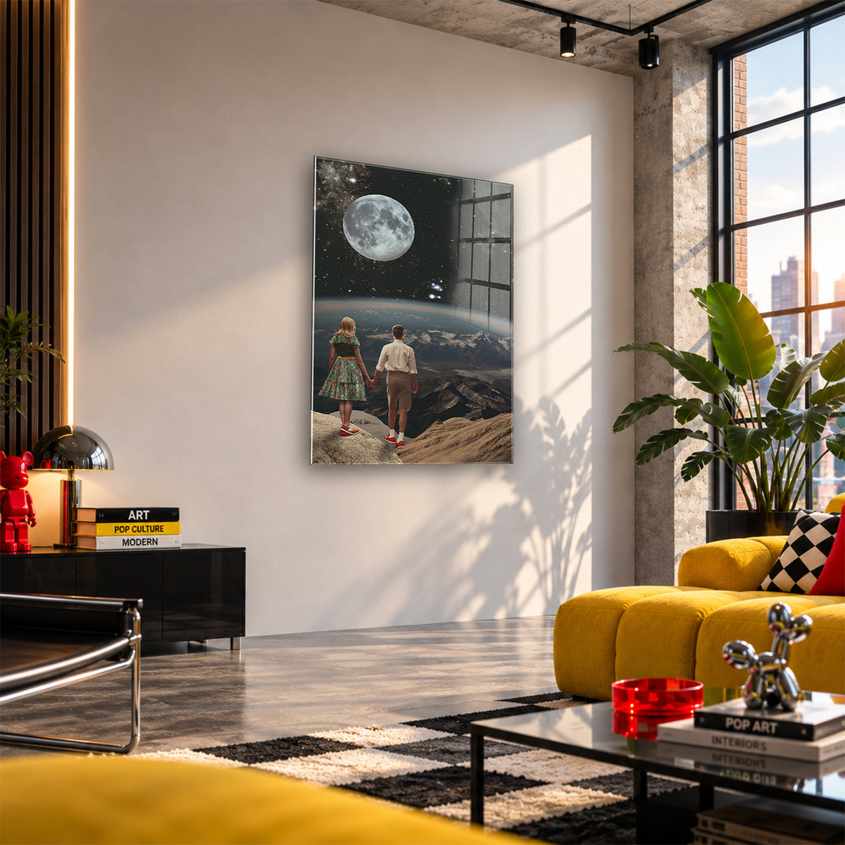 Acrylglas Wandbild - Above the World