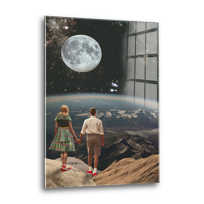 Acrylglas Wandbild - Above the World