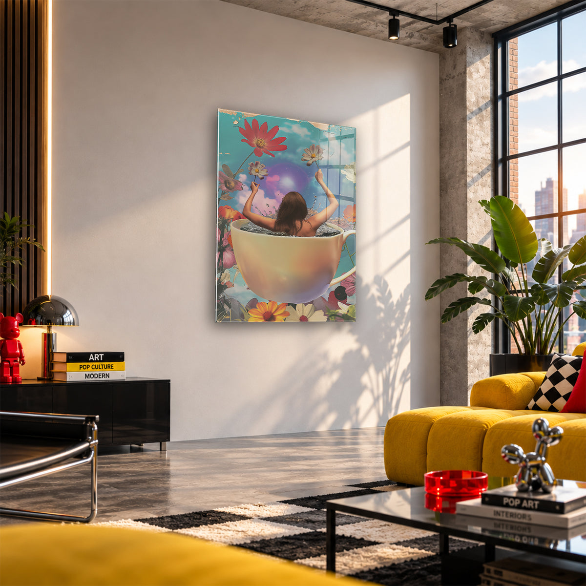 Acrylglas Wandbild - Nature Bathing