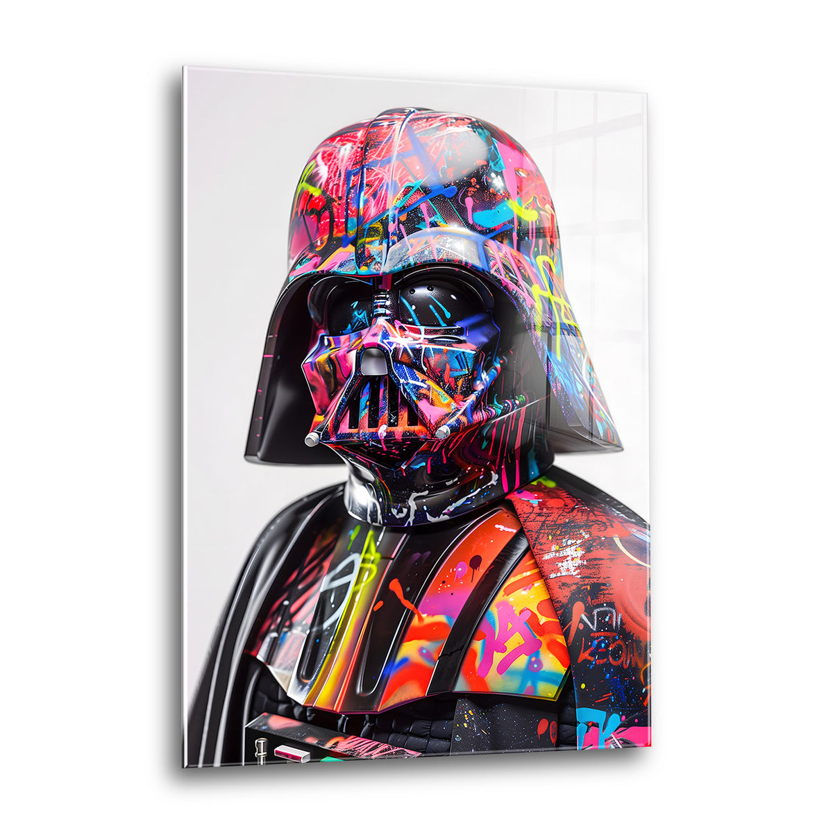 Acrylglas Wandbild - Graffiti Vader