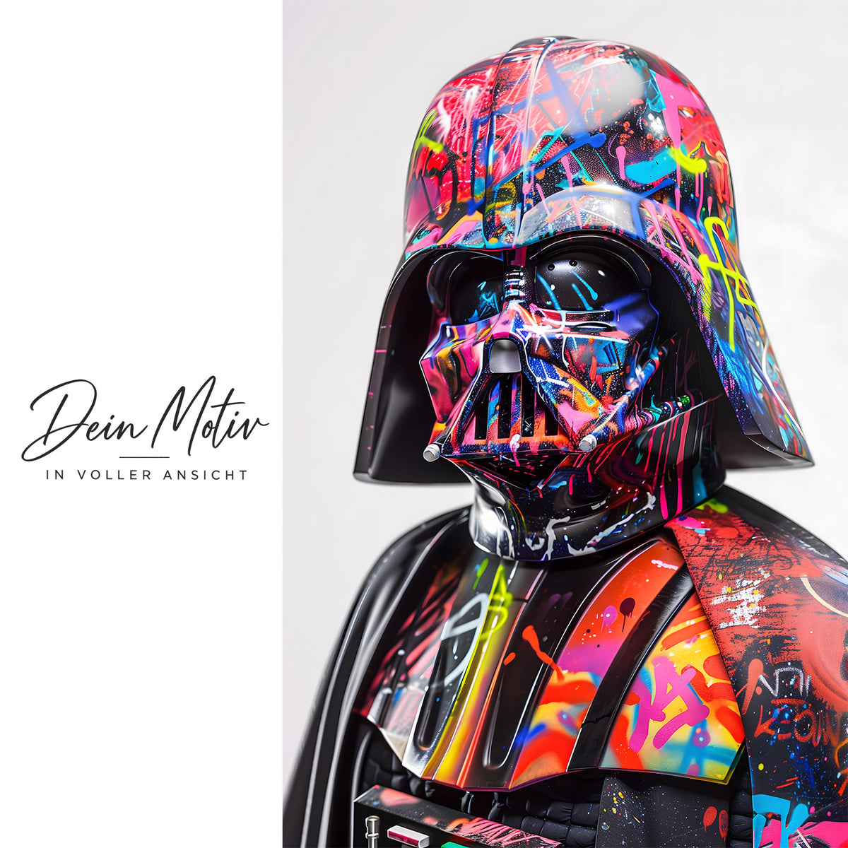 Acrylglas Wandbild - Graffiti Vader