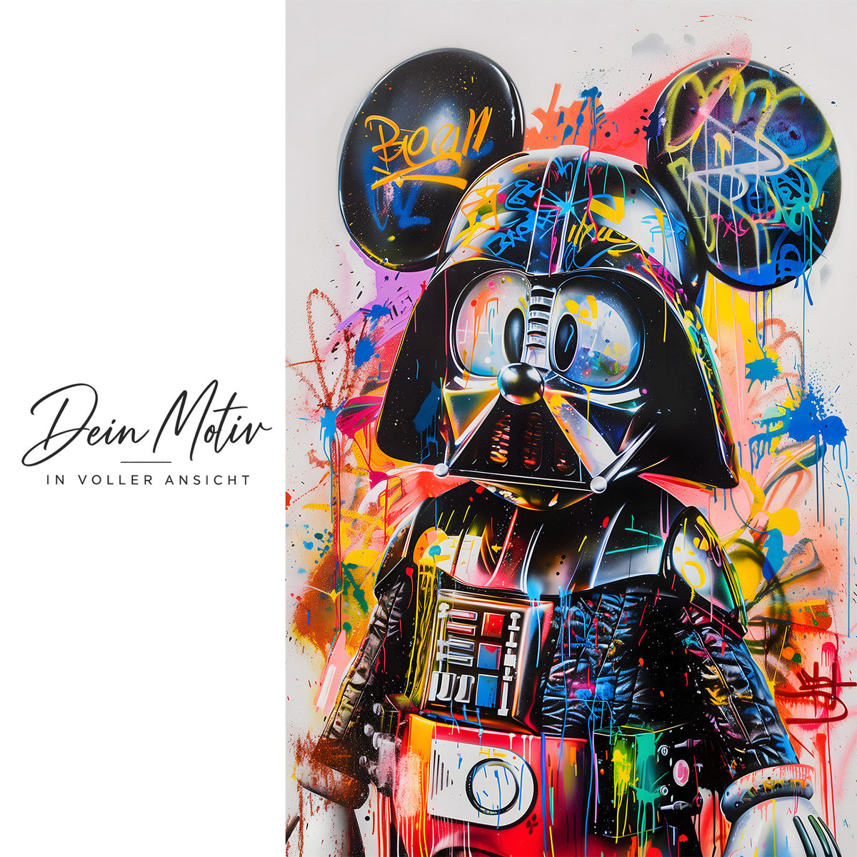 Acrylglas Wandbild - Vader Street Mouse