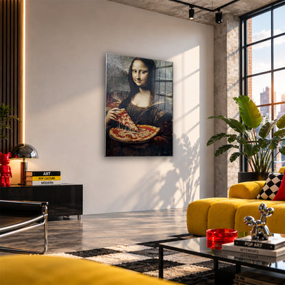 Acrylglas Wandbild - Mona Pizza