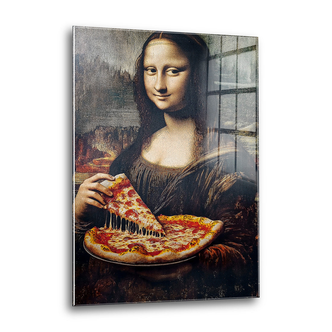 Acrylglas Wandbild - Mona Pizza