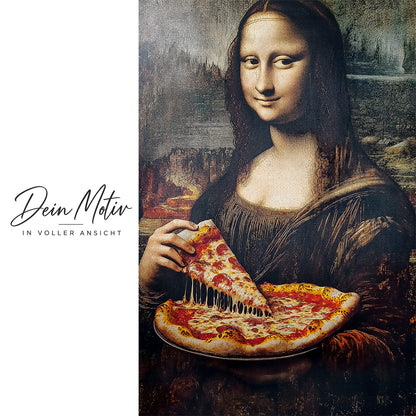 Acrylglas Wandbild - Mona Pizza