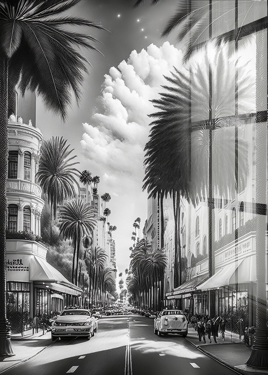 Acrylglas Wandbild - Rodeo Drive