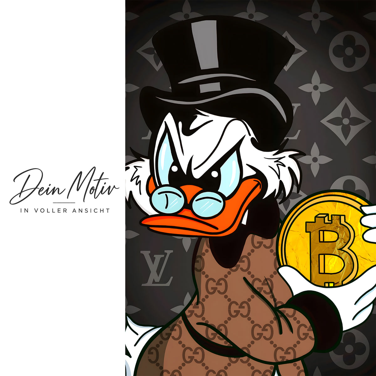Acrylglas Wandbild - Crypto Duck