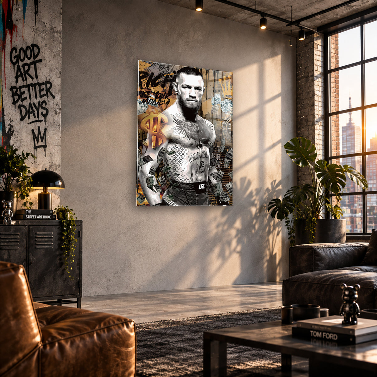 Acrylglas Wandbild - Fighter