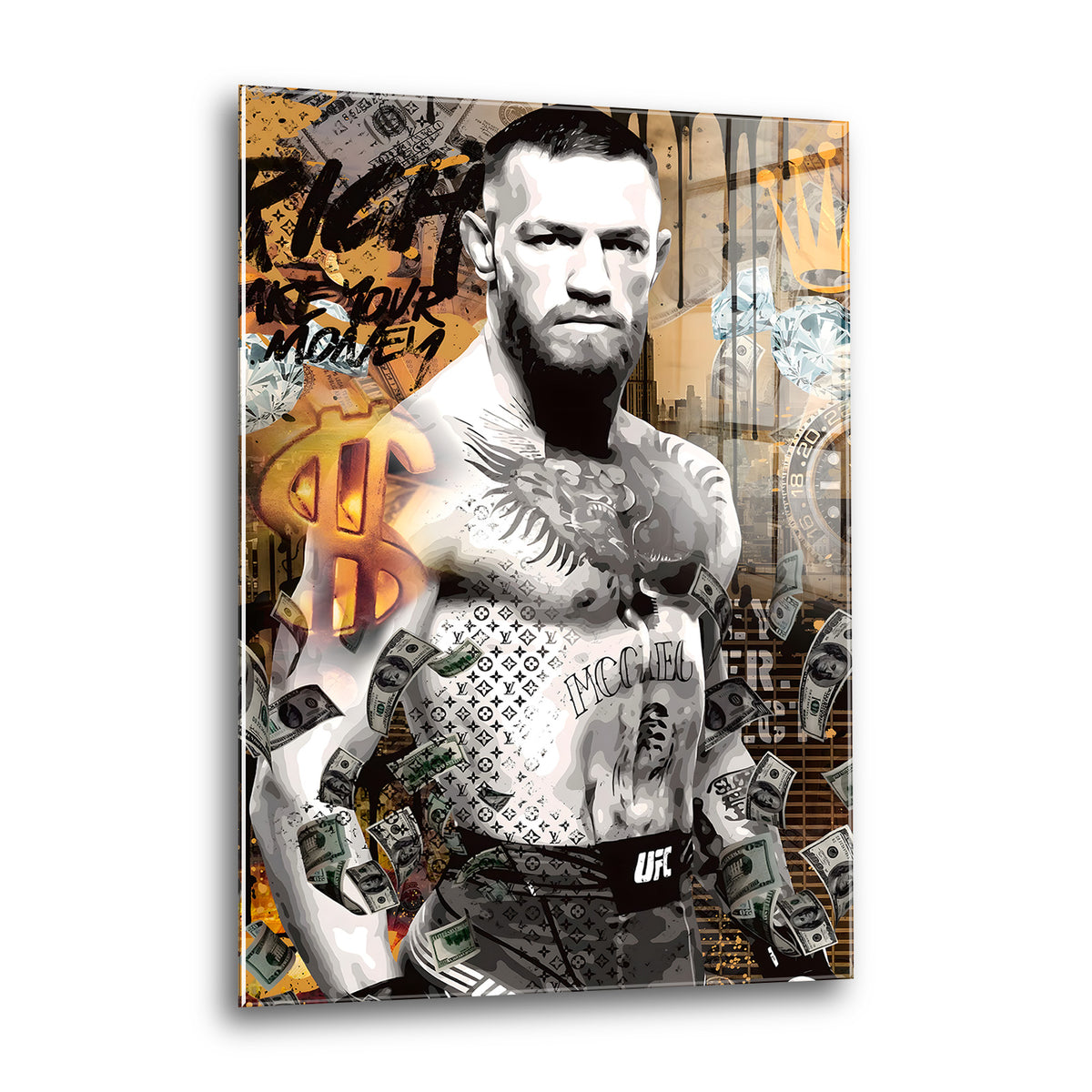 Acrylglas Wandbild - Fighter
