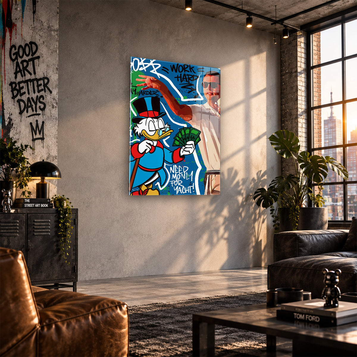 Acrylglas Wandbild - Cash Thrower