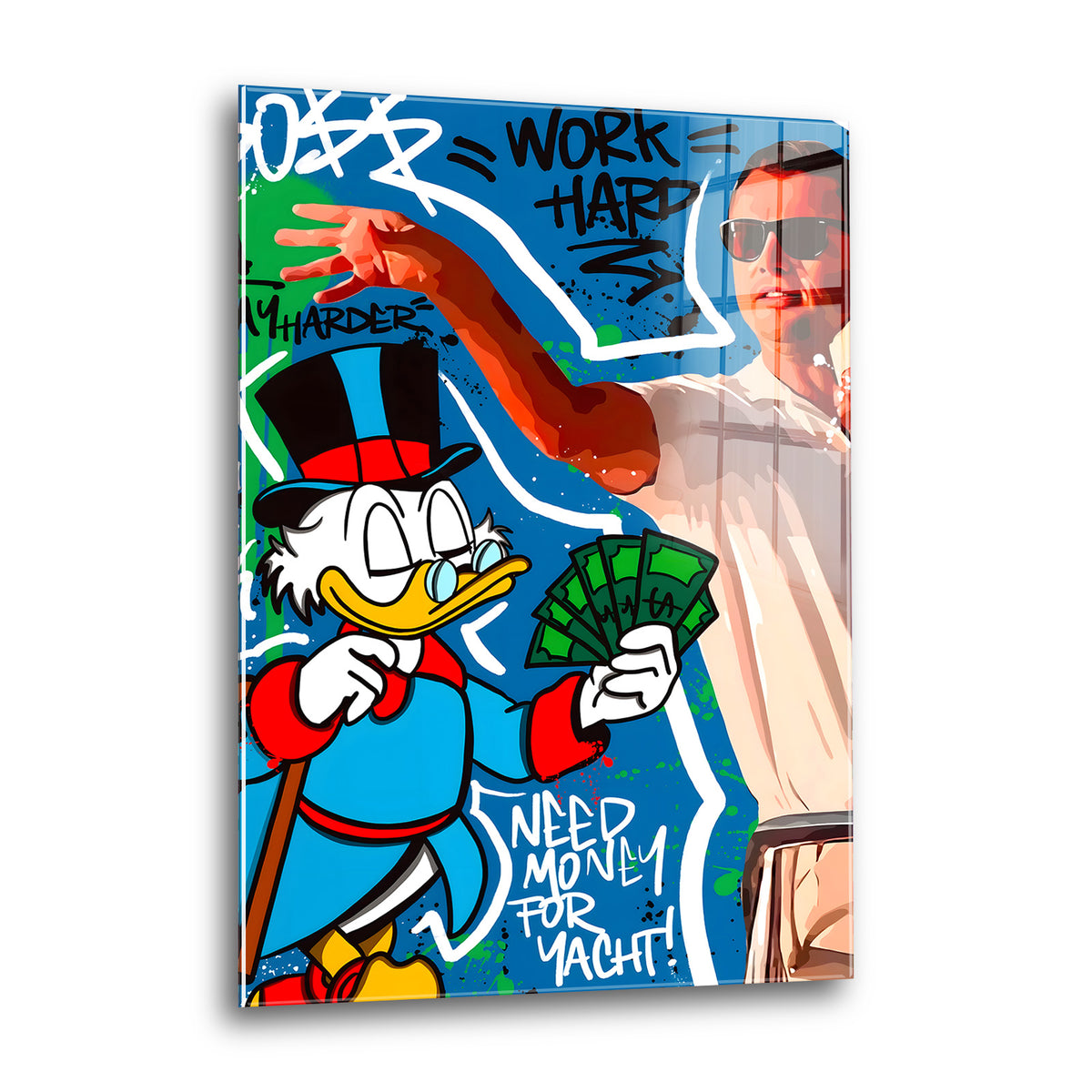 Acrylglas Wandbild - Cash Thrower