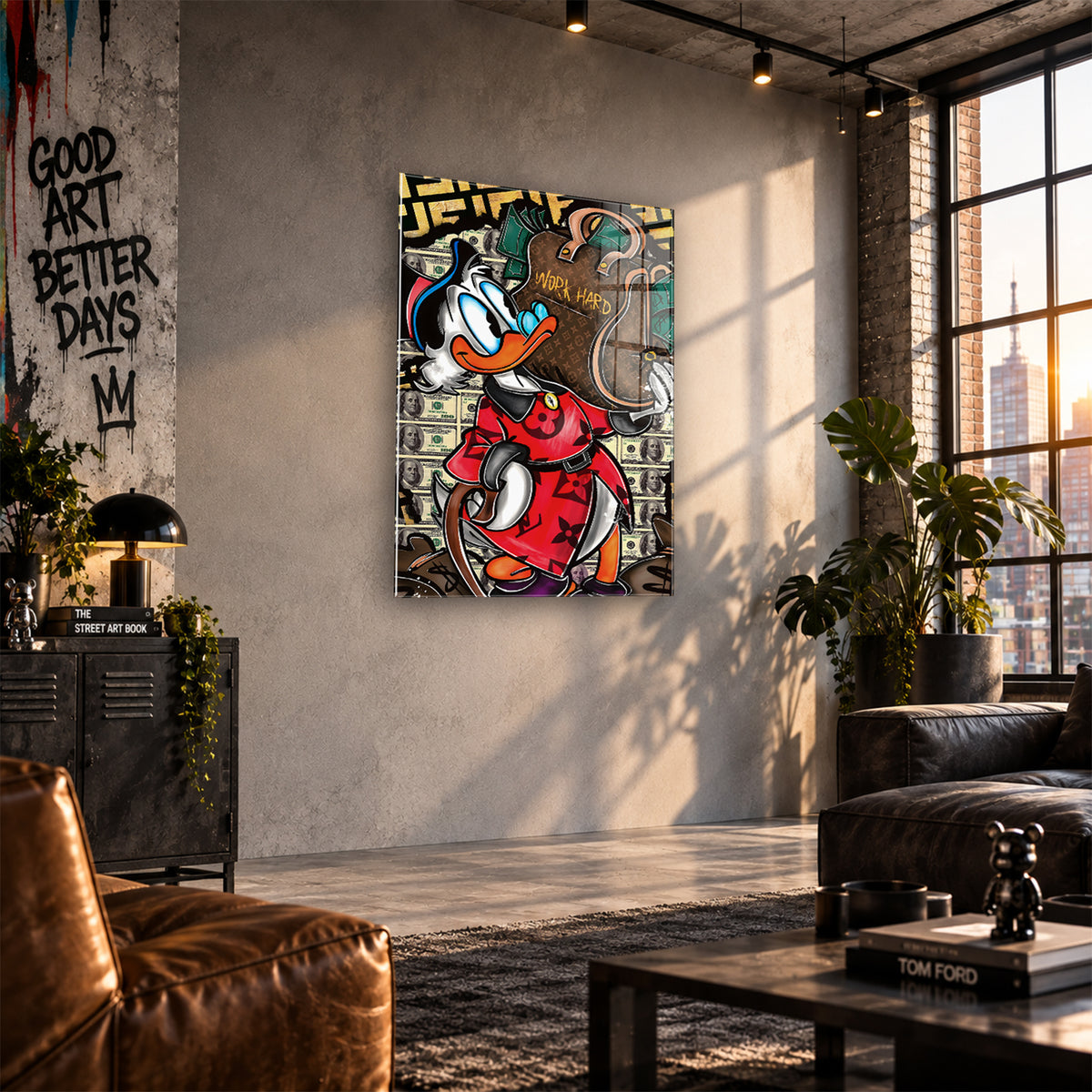 Acrylglas Wandbild - Work Hard