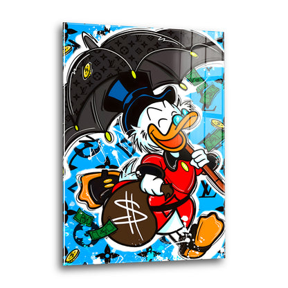 Acrylglas Wandbild - Money Rain