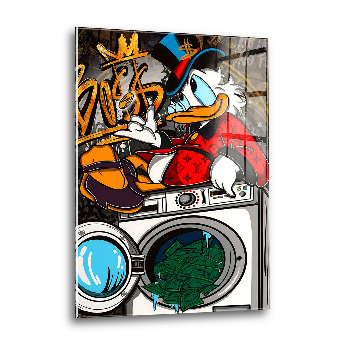 Acrylglas Wandbild - Launder Money