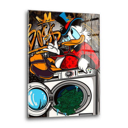 Acrylglas Wandbild - Launder Money