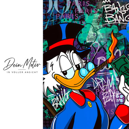 Acrylglas Wandbild - Cigar Duck