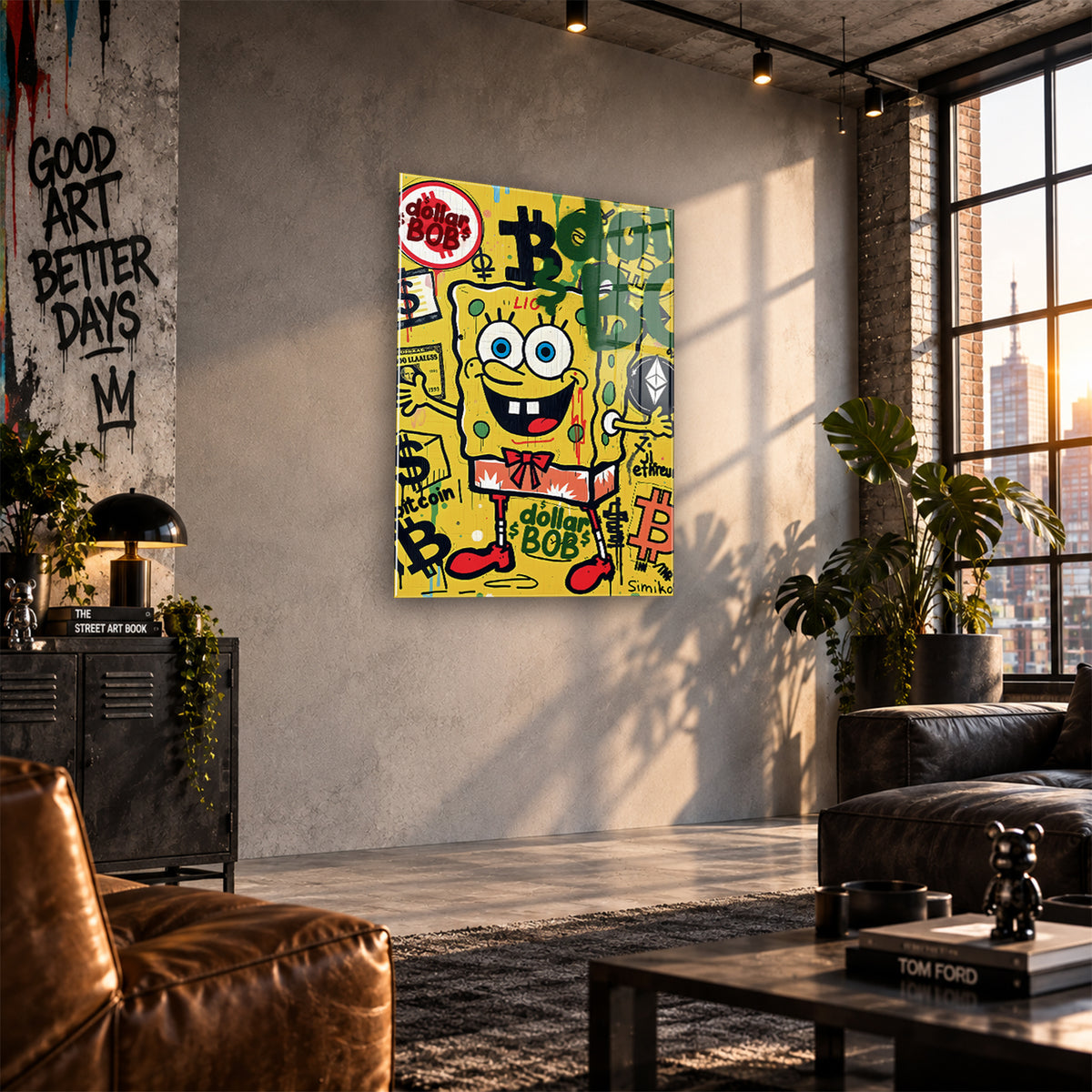 Acrylglas Wandbild - Dollar Bob