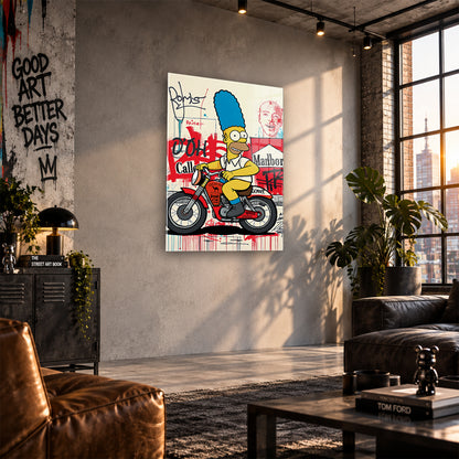 Acrylglas Wandbild -Blue Ride