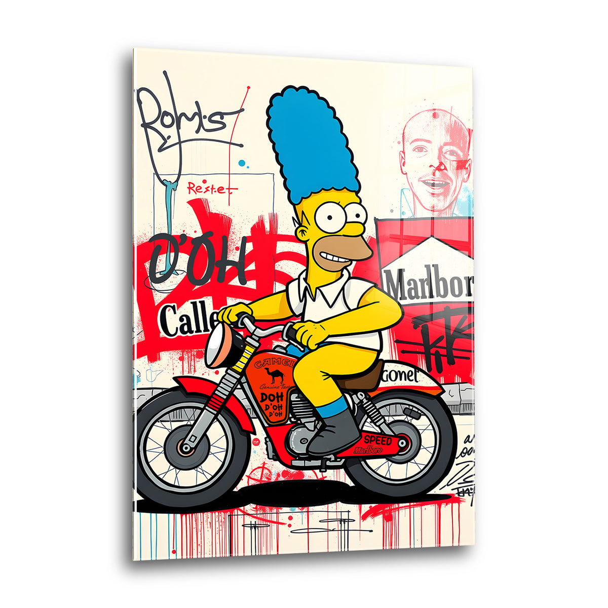 Acrylglas Wandbild -Blue Ride