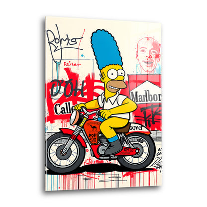 Acrylglas Wandbild -Blue Ride