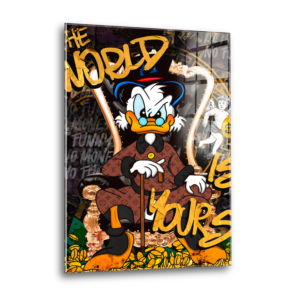 Acrylglas Wandbild -Sitting Duck