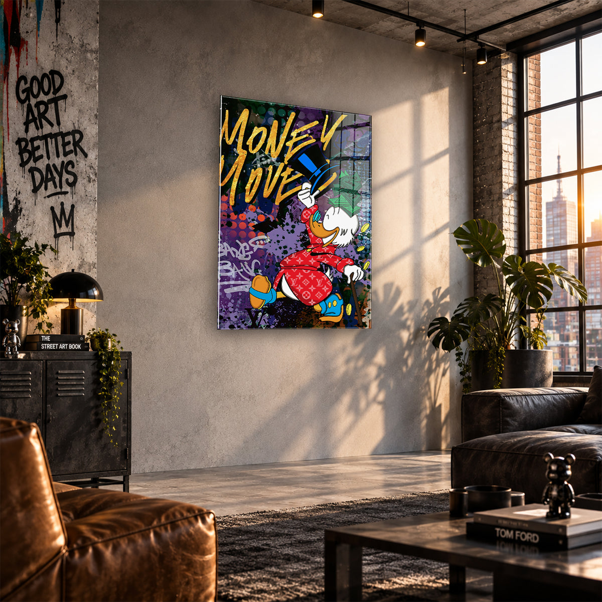 Acrylglas Wandbild -Money Moves