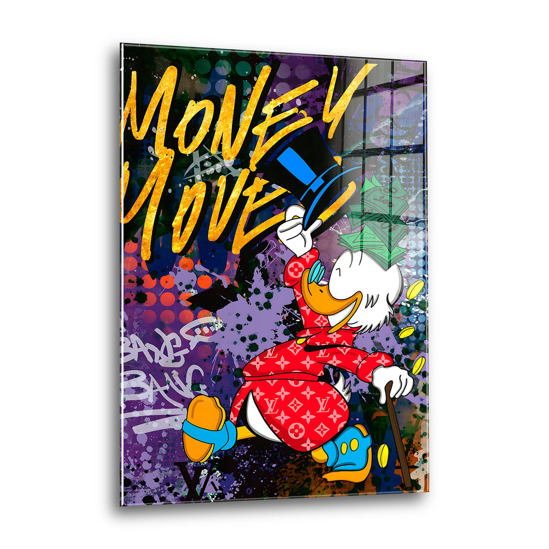 Acrylglas Wandbild -Money Moves