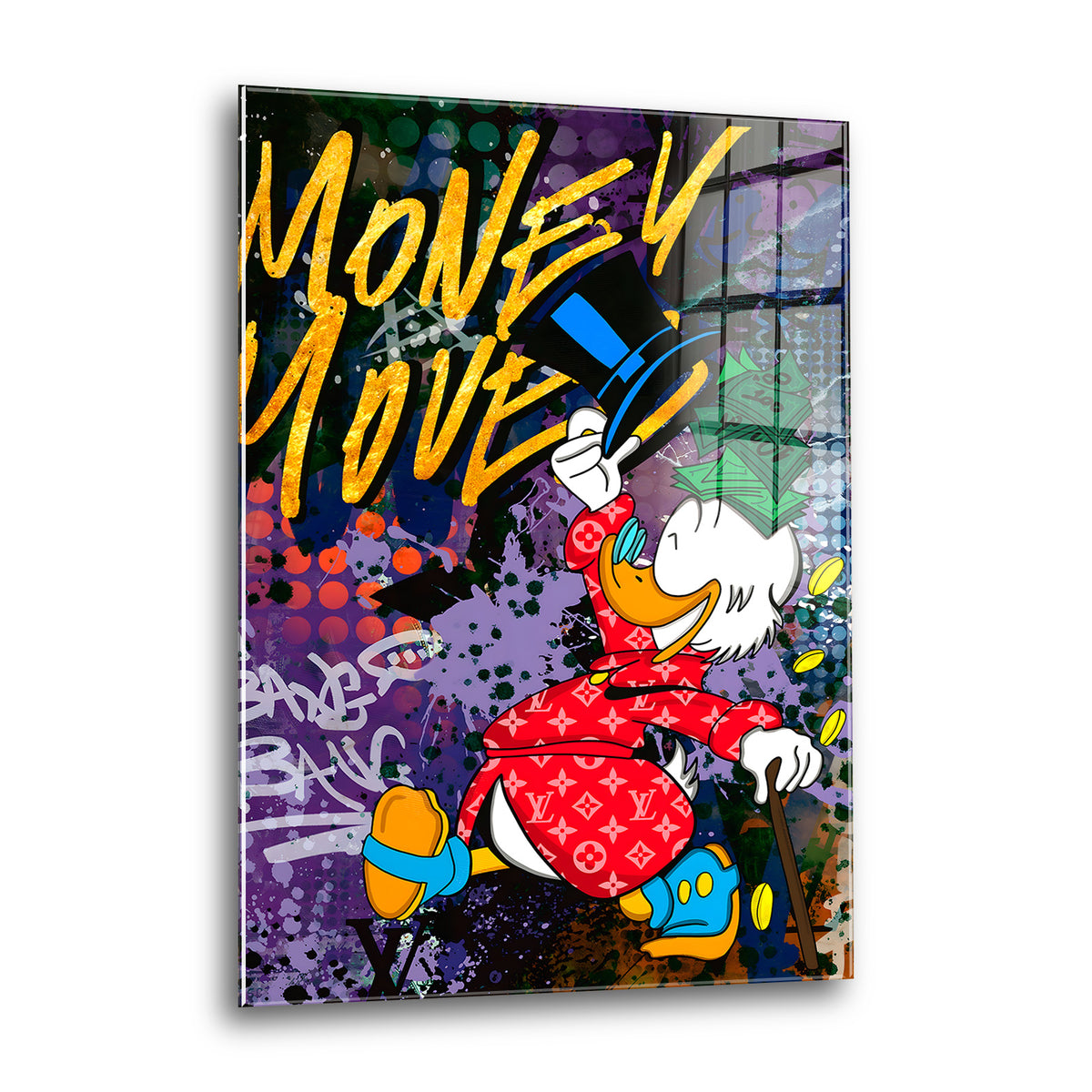 Acrylglas Wandbild -Money Moves