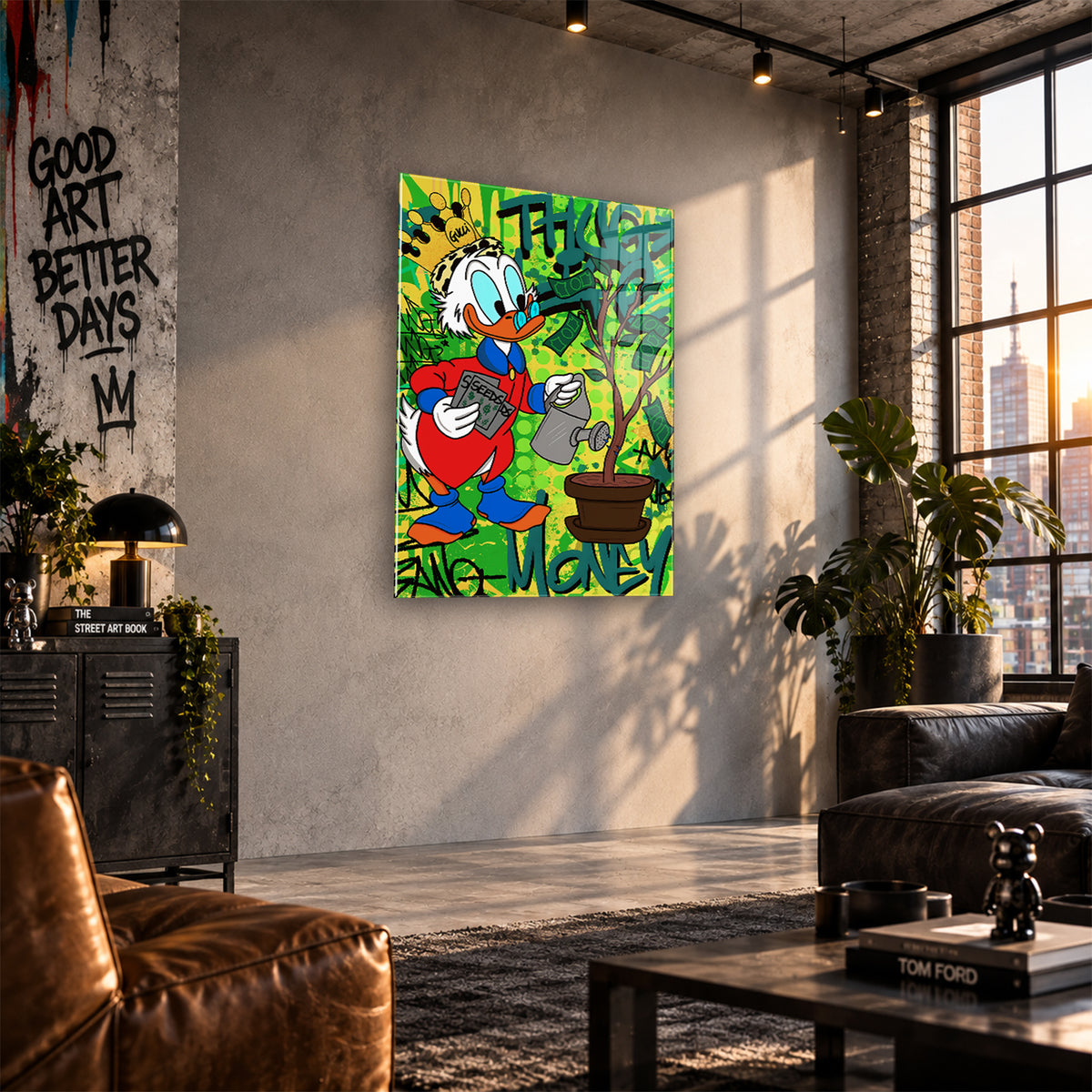 Acrylglas Wandbild -Money Tree