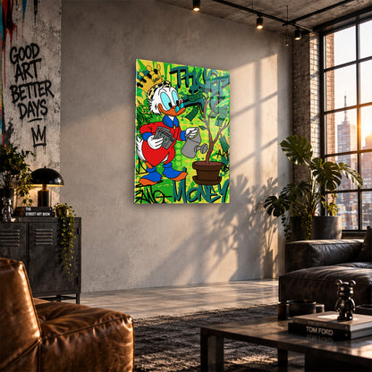 Acrylglas Wandbild -Money Tree