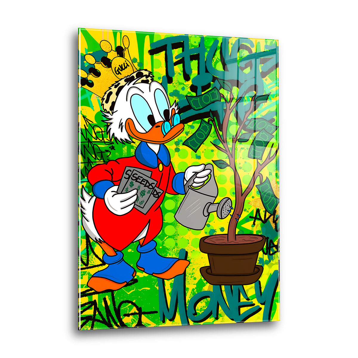 Acrylglas Wandbild -Money Tree