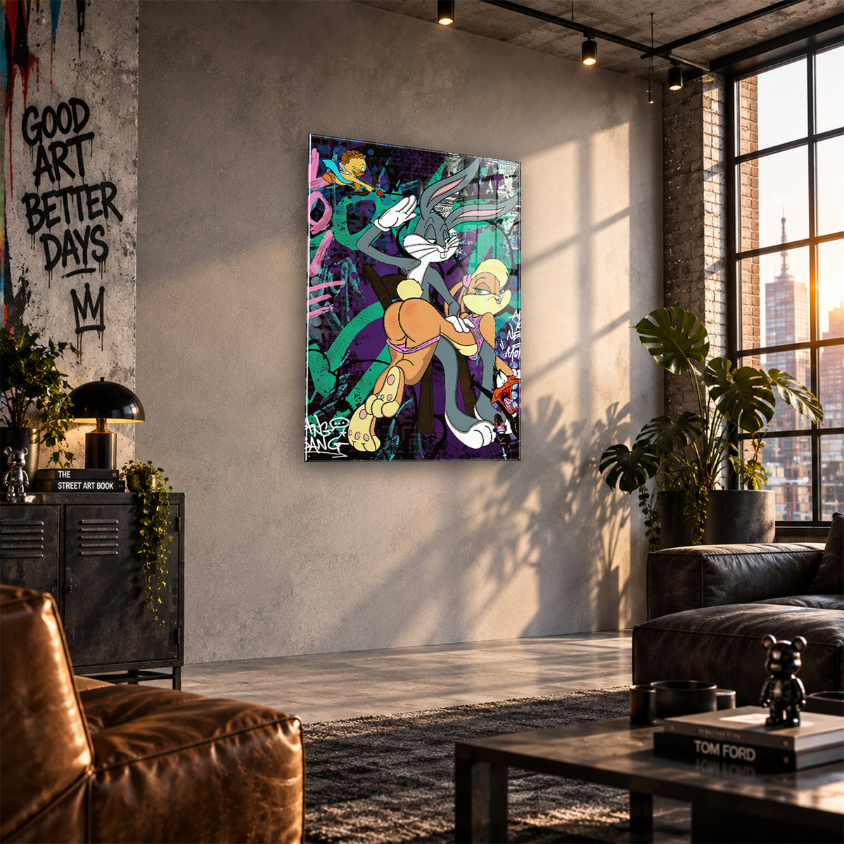 Acrylglas Wandbild -Purple Dreams