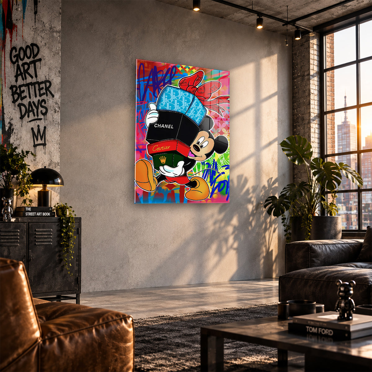 Acrylglas Wandbild -Expensive Shopping