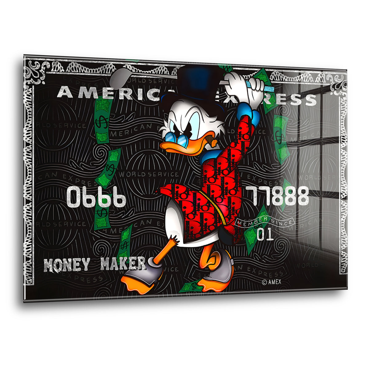 Acrylglas Wandbild -Credit Card